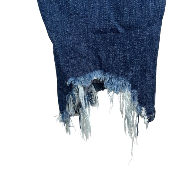 L'AGENCE High Line Skinny High Rise Jeans Dark Blue Fitted Stretchy Cotton Blend - Picture 9 of 16